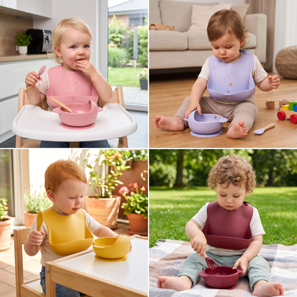 Silikon-Esslernset für Babys