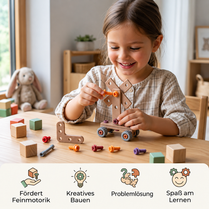 Konstruktions-Bauset für kleine Tüftler