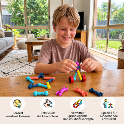 Pädagogisches DIY-Bauset mit beweglichen Gelenken