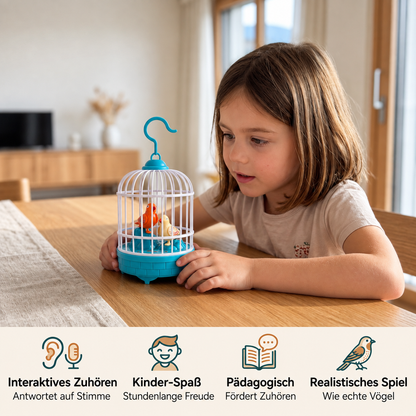 Sprechendes Vogelkäfig-Spielzeug für Kinder