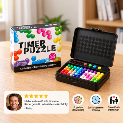 Cleveres Denkspiel für Kinder – 500 Logikrätsel mit Timer