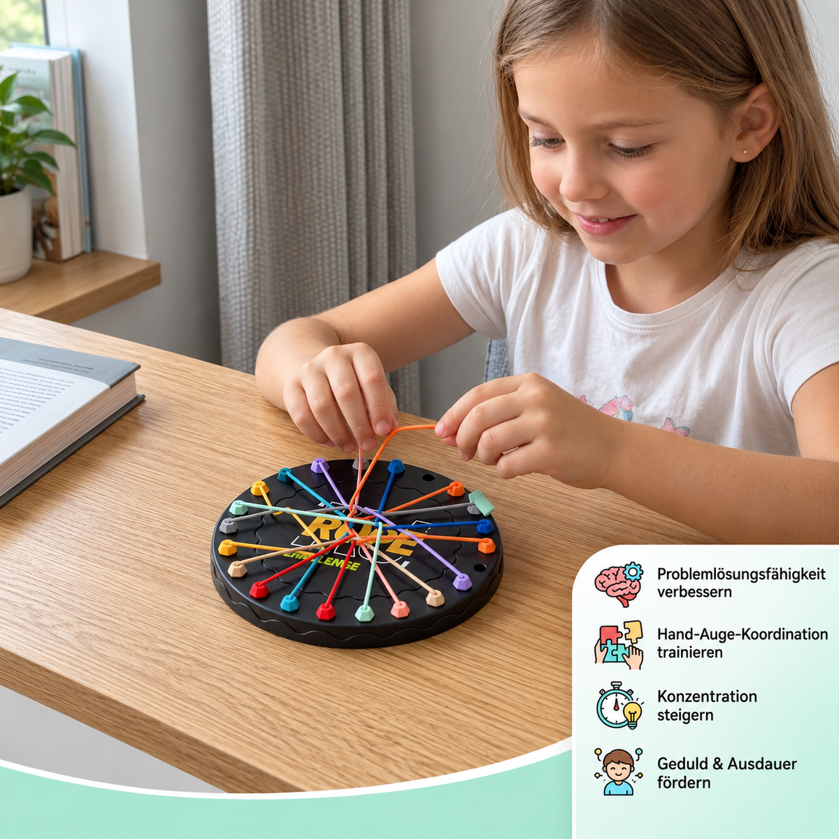 Knoten-Puzzlespiel für Kinder