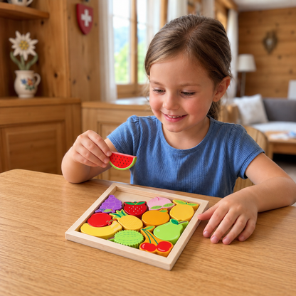 WoodlandPuzzle – Wie passen die Formen in den Rahmen? – Formenpuzzle