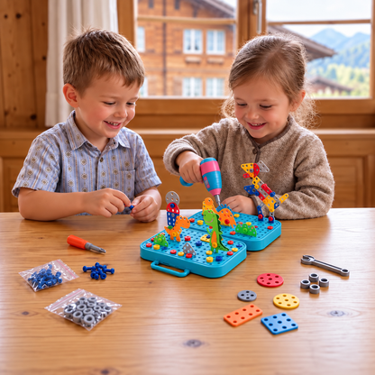 Dino-Baumeister-Konstruktionsset für Kinder
