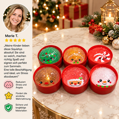 Weihnachts-Dumpling-Squishy-Anti-Stress-Spielzeugset