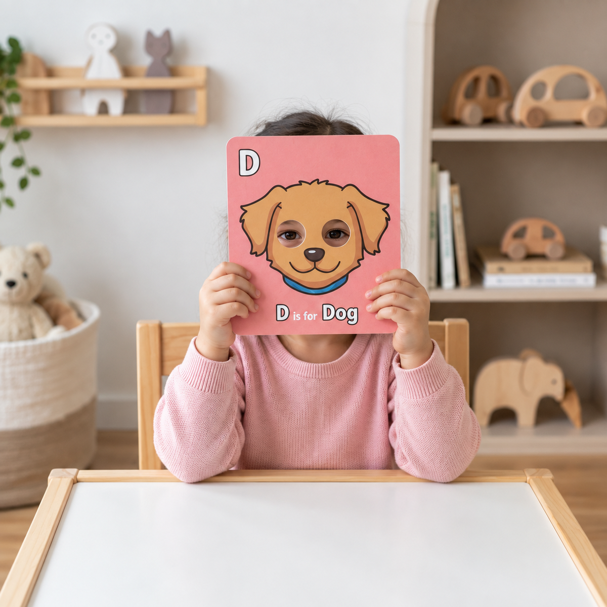 Lernkarten mit Alphabet und Tiermotiven
