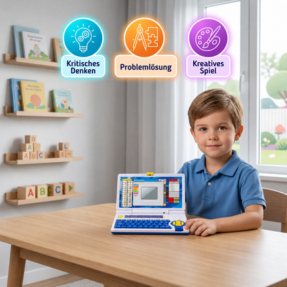Interaktiver Lern-Laptop für Kinder