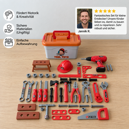 Kinderfreundliches Werkzeug-Spielset