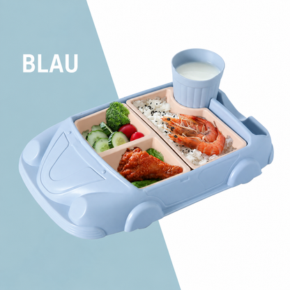 Kinder-Geschirrset im Auto-Design