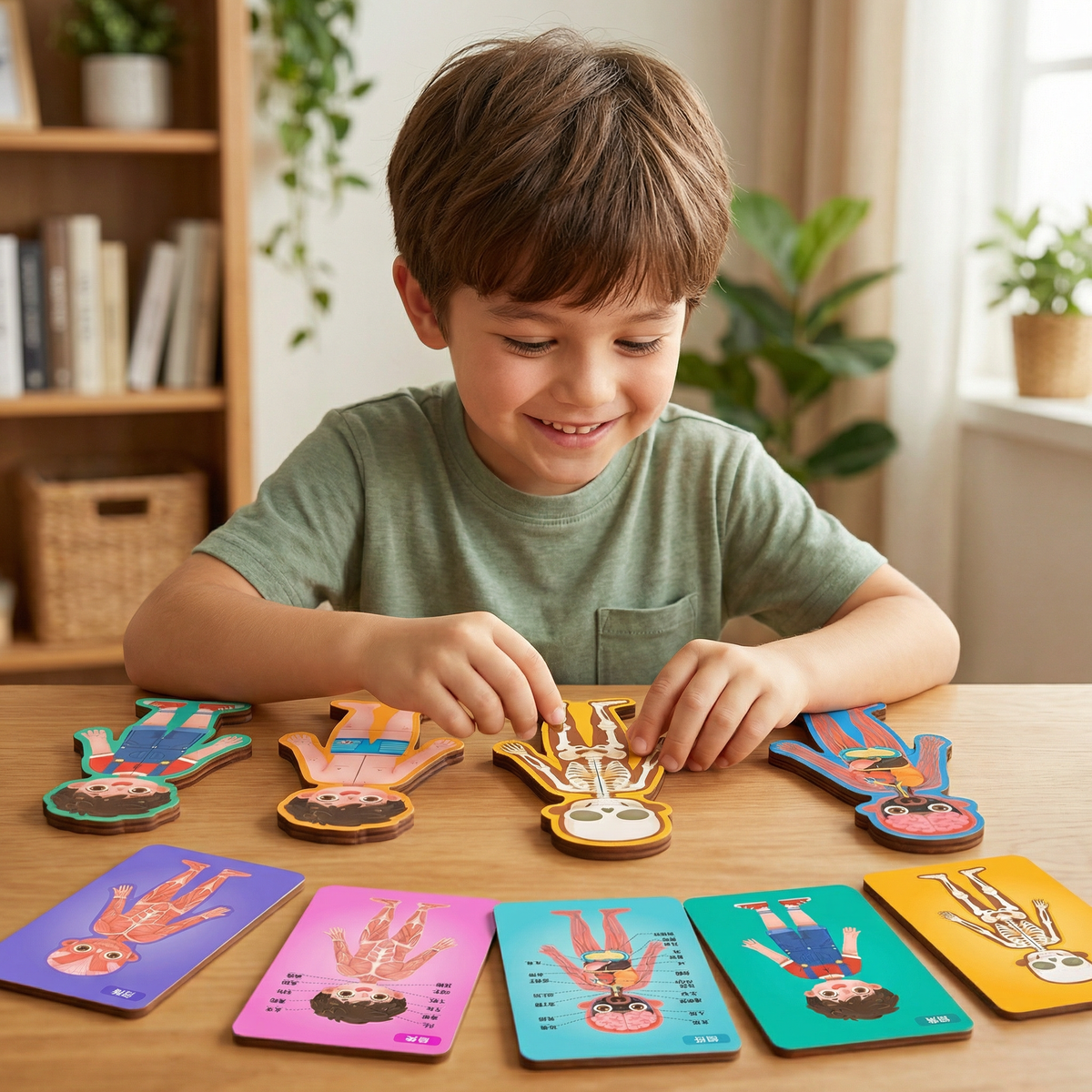 Holz Körper-Puzzle für Kinder – Anatomie spielerisch lernen