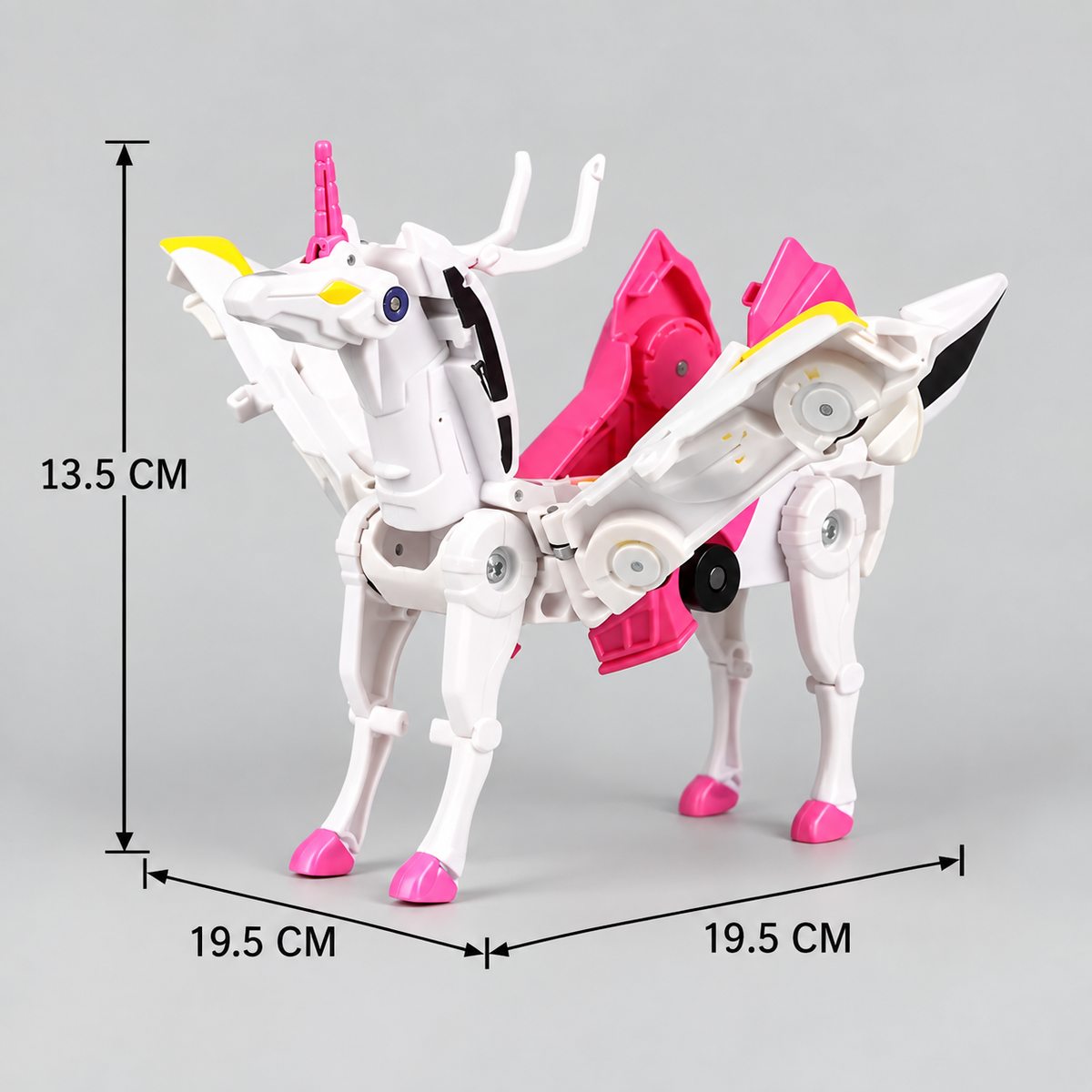 Magnetische Einhorn Verwandlungsautos