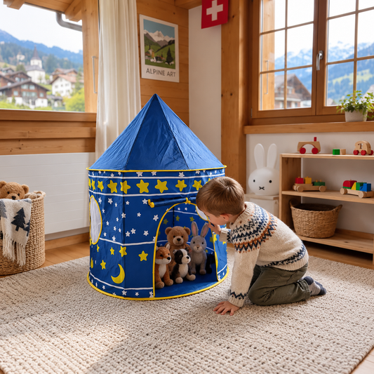 Outdoor & Indoor Sternenhimmel Kinder-Spielzelt – Magisches Schloss für kleine Abenteurer