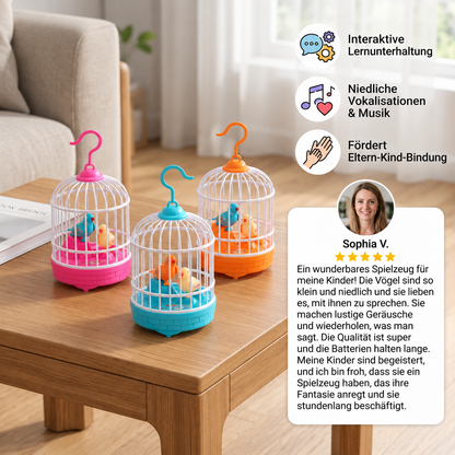 Sprechendes Vogelkäfig-Spielzeug für Kinder