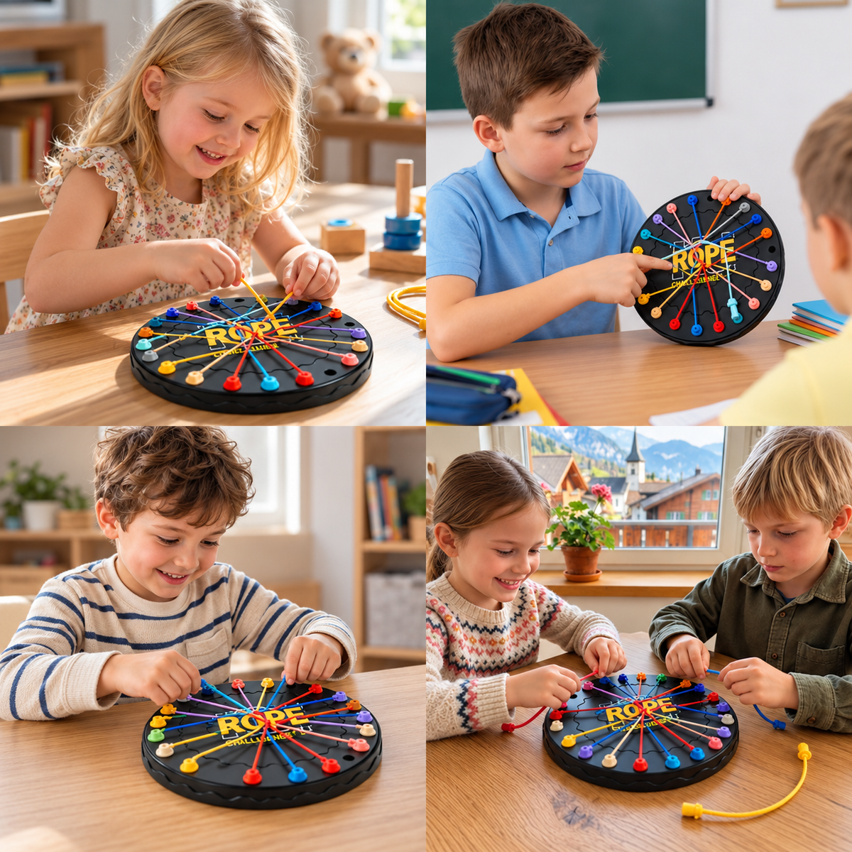 Knoten- & Seillogikspiel – Denk- & Strategiespiel für Kinder