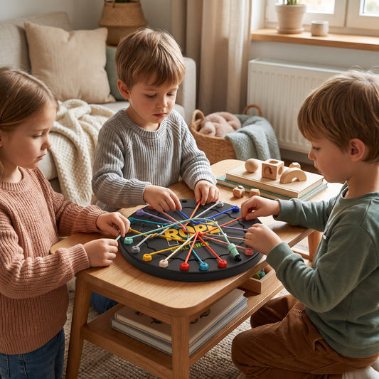 Verdrehtes Puzzle-Denkspiel