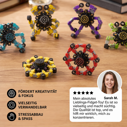 Verwandelbarer Spielzeug-Spinner – Endloser Spielspaß und Kreativität – Fidget-Spielzeug