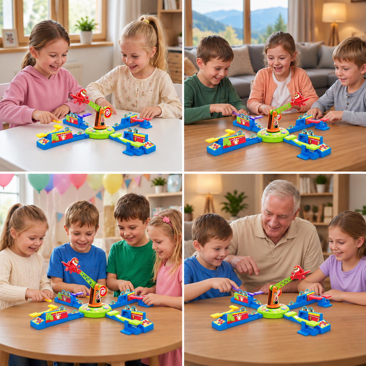 Interaktives Flugzeug-Brettspiel – Spannendes Mehrspieler-Familienspiel