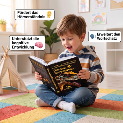 Interaktives sprechendes Dinosaurier-Enzyklopädie-Buch