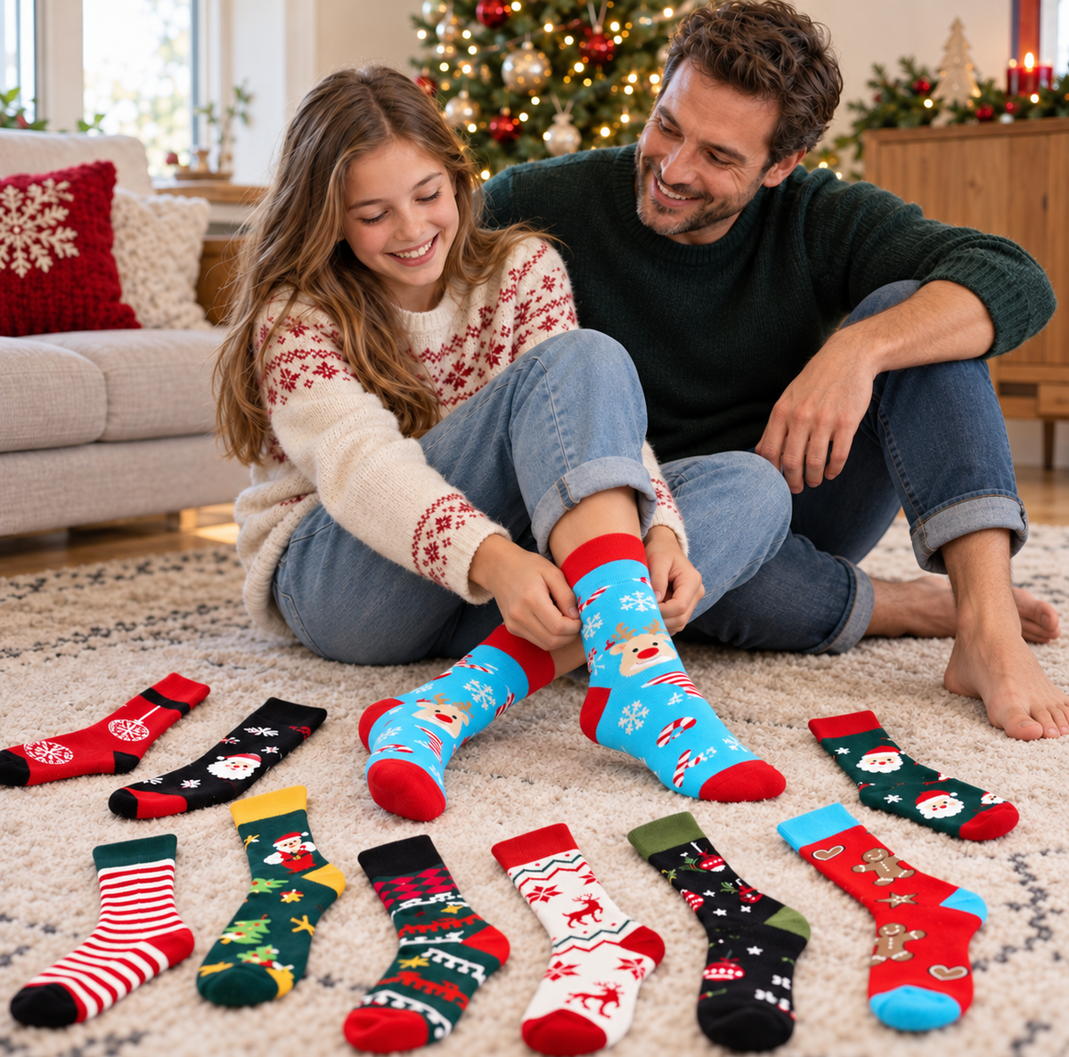 24-Tage-Weihnachtssocken-Adventskalender