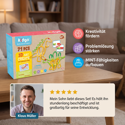 DIY Twisty Sticks – Kreatives 3D-Bauset & MINT-Konstruktionsspiel