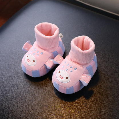 Kuschelweiche Baby-Socken-Schuhe – Warm, Rutschfest & Bequem