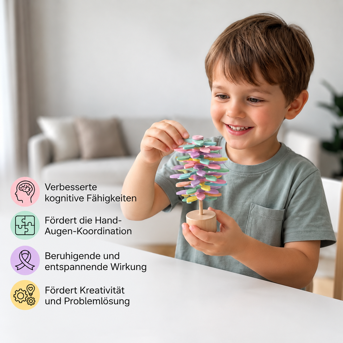 Holz-Kreiselspielzeug – Für Entspannung und Konzentration