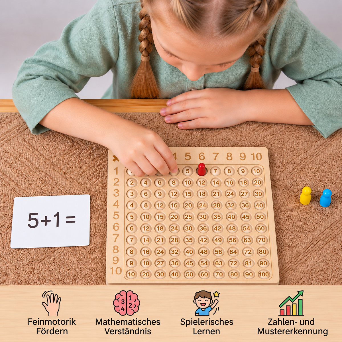 Zahlenreise – Mathe-Lernbrett