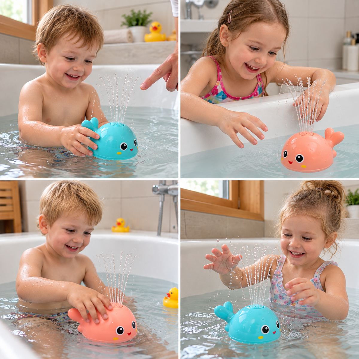 Wasserfontänen-Badespielzeug