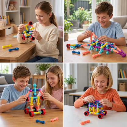 Pädagogisches DIY-Bauset mit beweglichen Gelenken