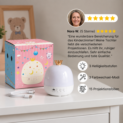 2-in-1-Nachtlicht und Projektor für Kinder