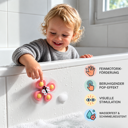 Interaktives Badespielzeug mit Drehrad – So macht Baden Spaß!