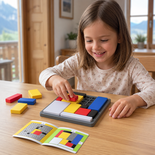 Kreatives geometrisches Block-Puzzlespiel