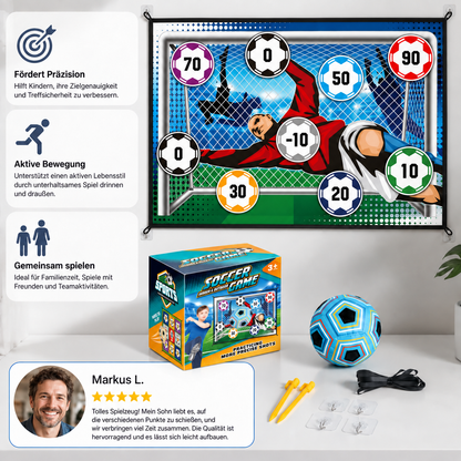 Klebrige Fußball-Zielwand – Trainings- und Spielset für drinnen und drauße