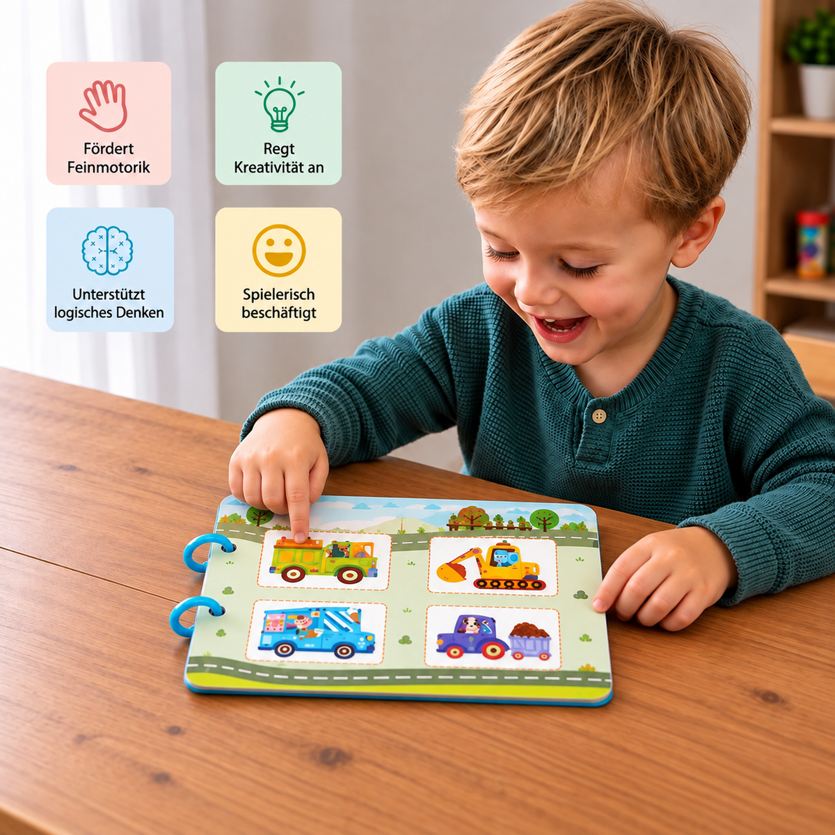BusyBook – Montessori-Beschäftigungsbuch