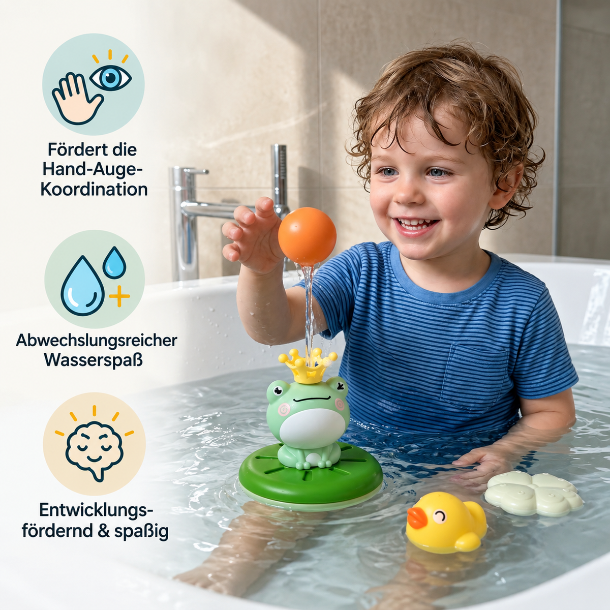 Frosch-Badespielzeug für Kinder
