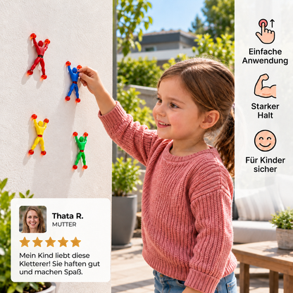 Klebrige Kletterfiguren – Kinderspielzeug