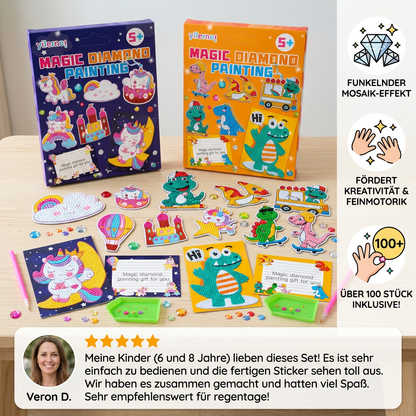 Glitzerndes Diamant-Mosaik-Set – Kreativer Bastelspaß