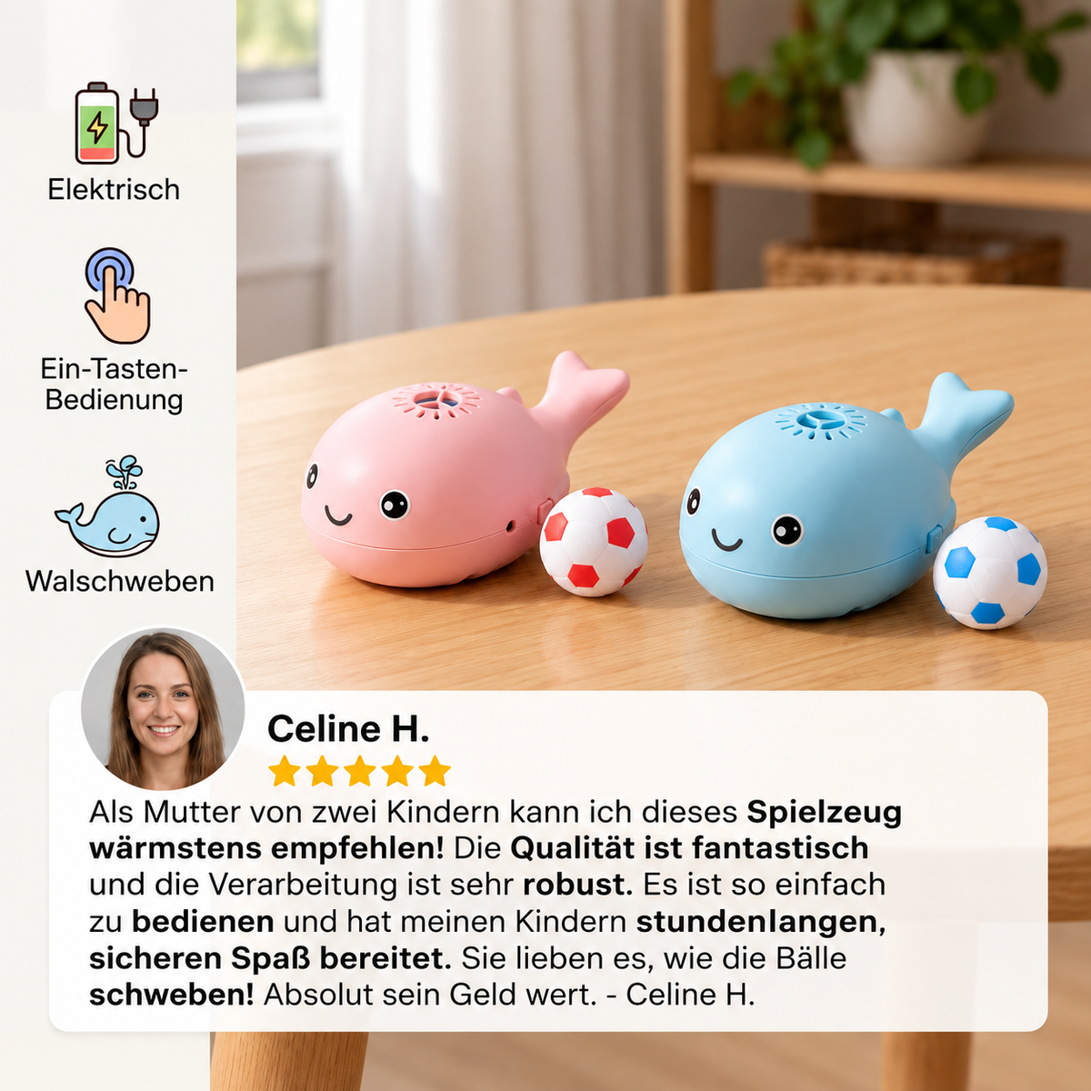 Wal-Luftball-Spielzeug