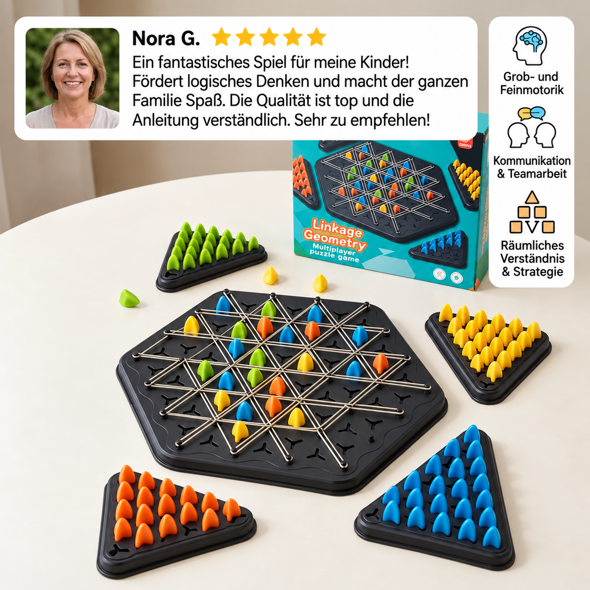 Gummiband-Schachpuzzle