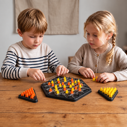 Gummiband-Schachpuzzle
