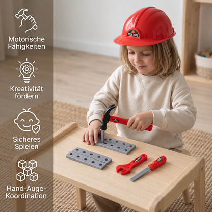 Kinderfreundliches Werkzeug-Spielset