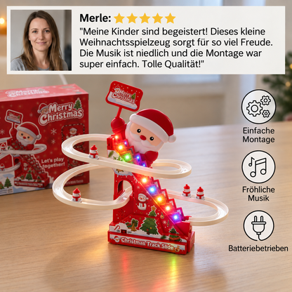 Weihnachtlicher Santa-Rollercoaster-Spaß