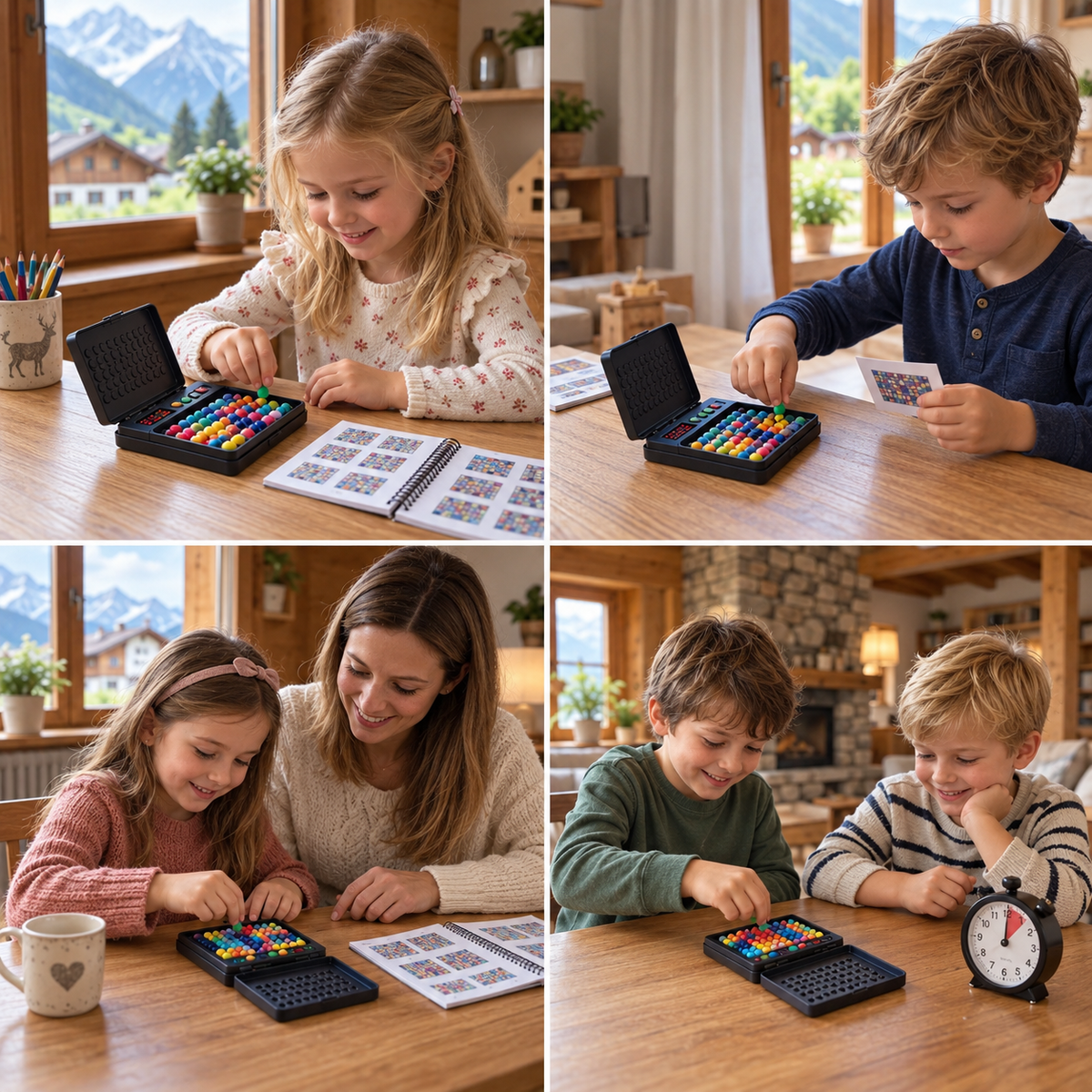 Cleveres Denkspiel für Kinder – 500 Logikrätsel mit Timer