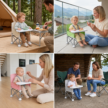 TinyCamper – Tragbarer Campingstuhl für Kleinkinder
