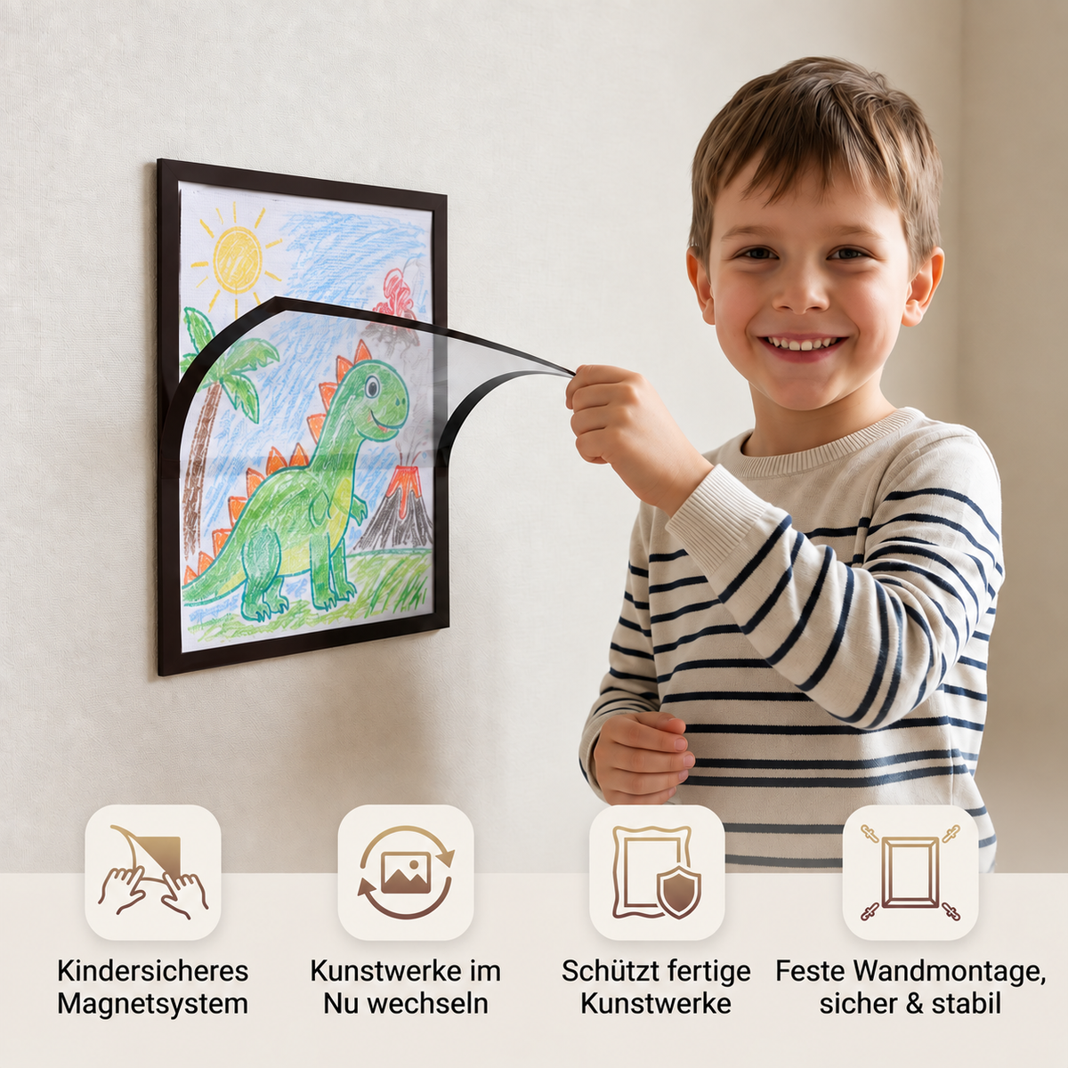 Magnetische Kunstgalerie – Rahmen für deine Meisterwerke