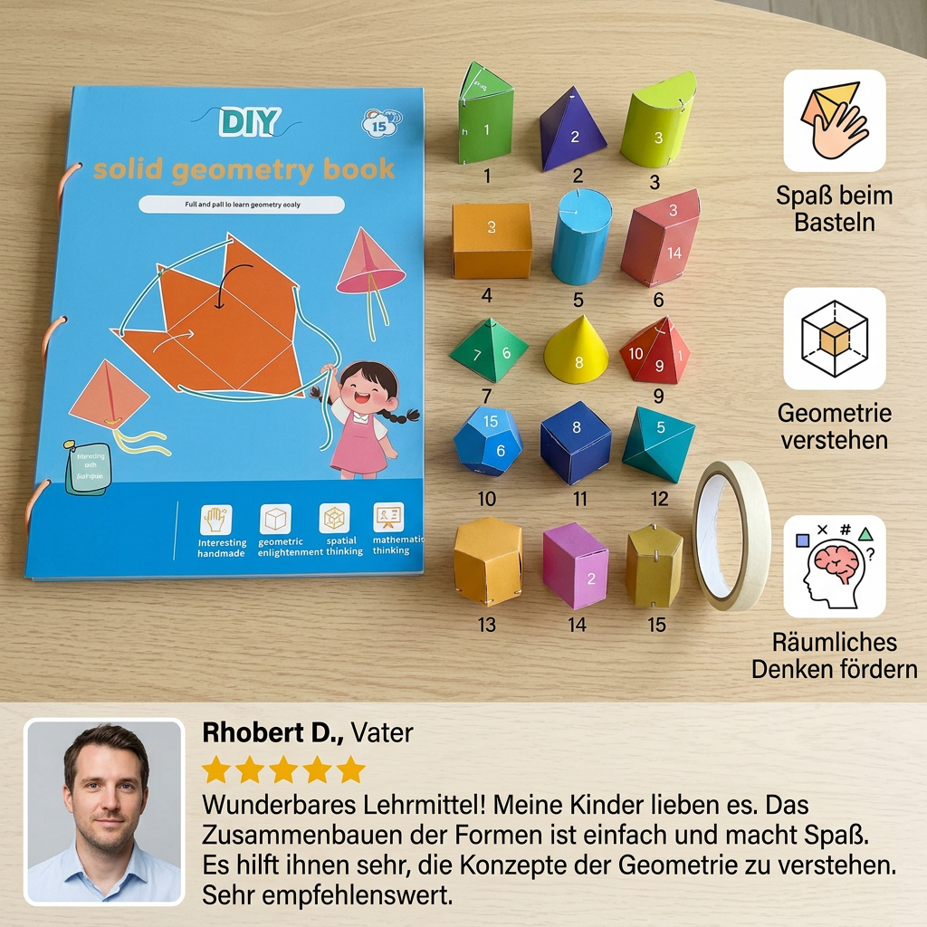 Interaktives Geometrie-Lernbuch für Kinder
