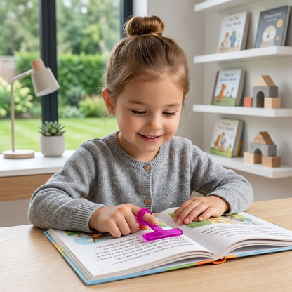 Finger-Lesehilfe für Kinder – Transparente Lesezeilenhilfe