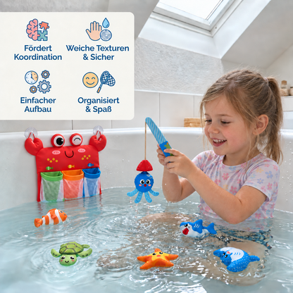 Montessori Magnetisches Angelspiel-Badespielzeug-Set