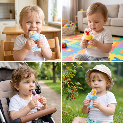 Fruchtsauger für Babys – ideal beim Zahnen