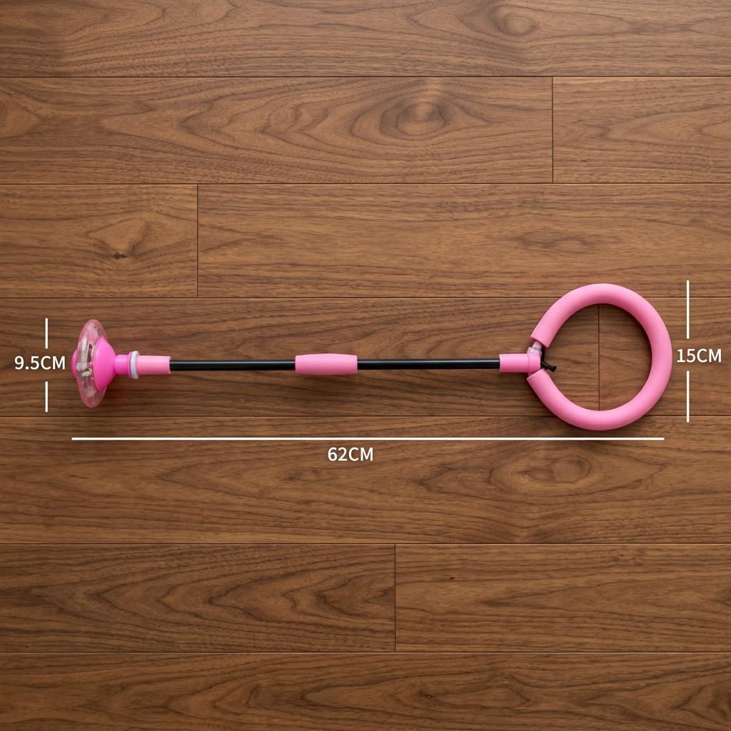 3-in-1 LED-Springball mit Sprungzähler & Timer für Kinder